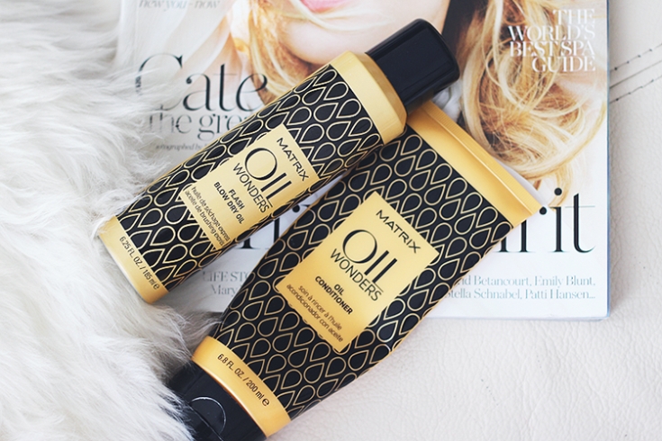 Matriz de óleo de cabelo