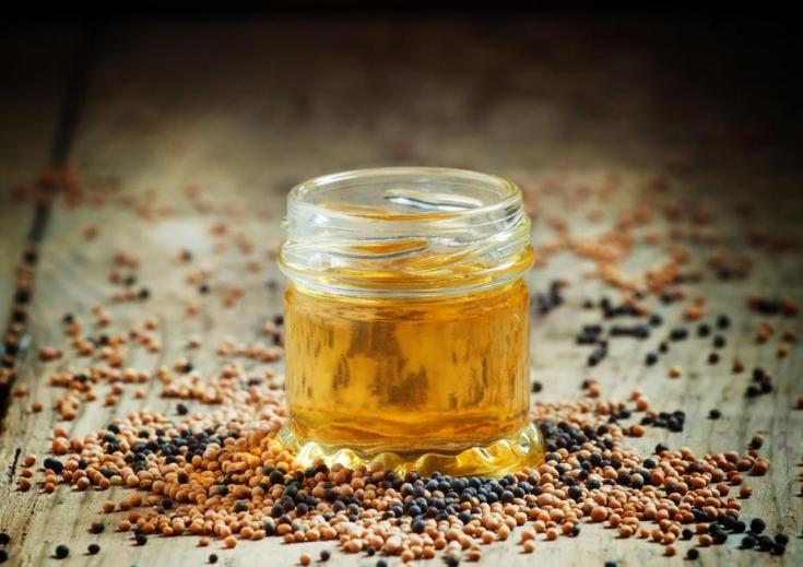 Óleo de mostarda para cabelo