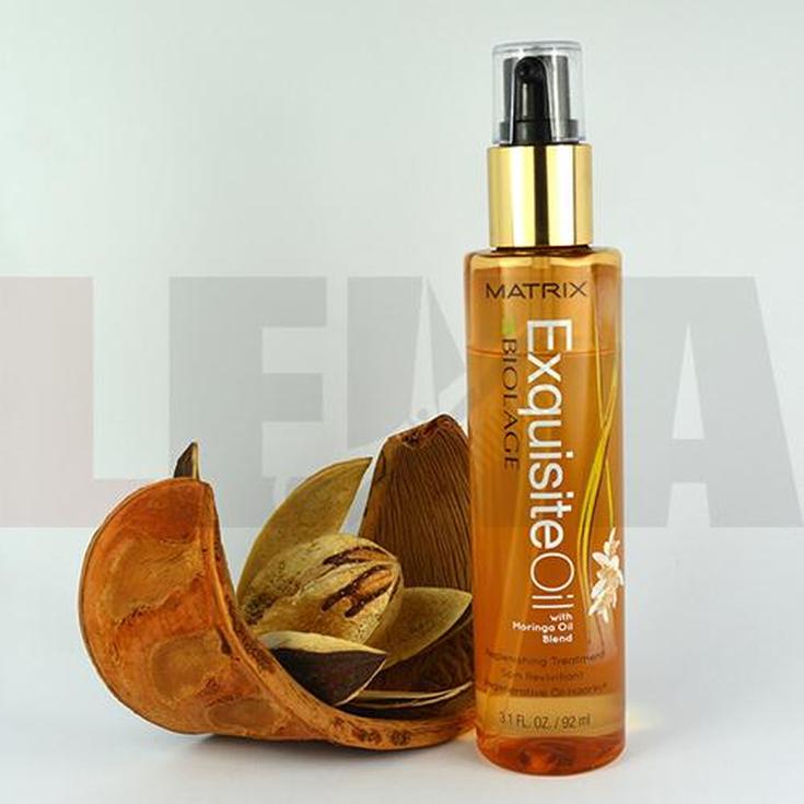 Matriz de óleo de cabelo