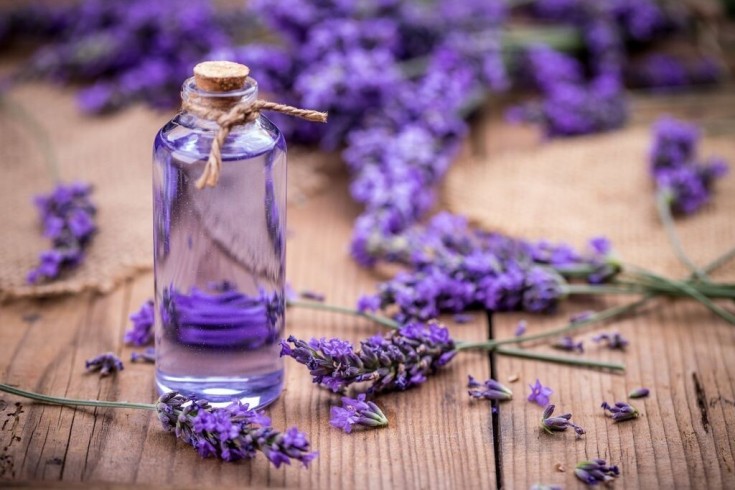 Óleo de lavanda para cabelo
