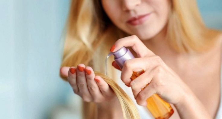 Óleo para cabelo leave-in