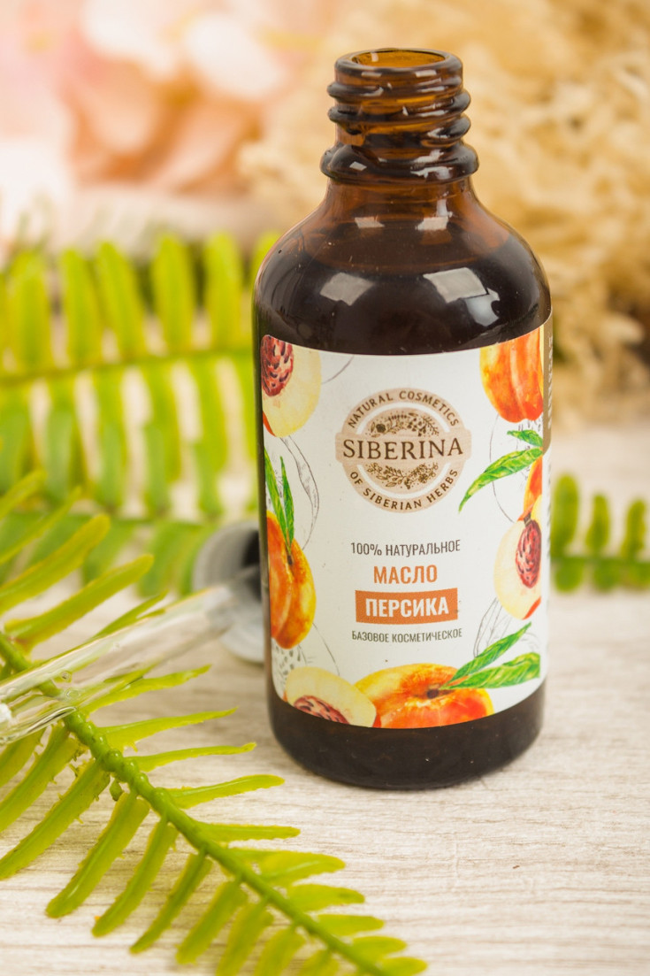 Óleo de pêssego para cabelo