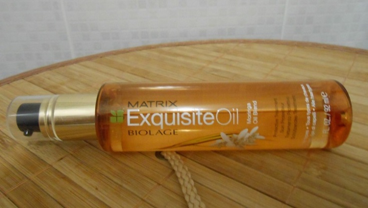 Matriz de óleo de cabelo