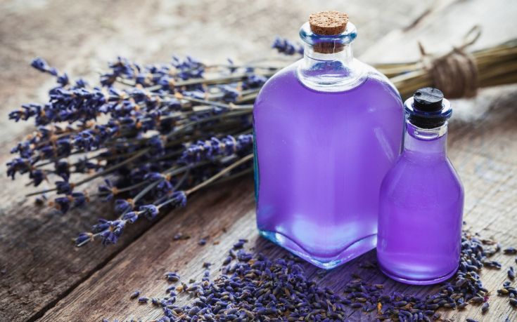 Óleo de lavanda para cabelo