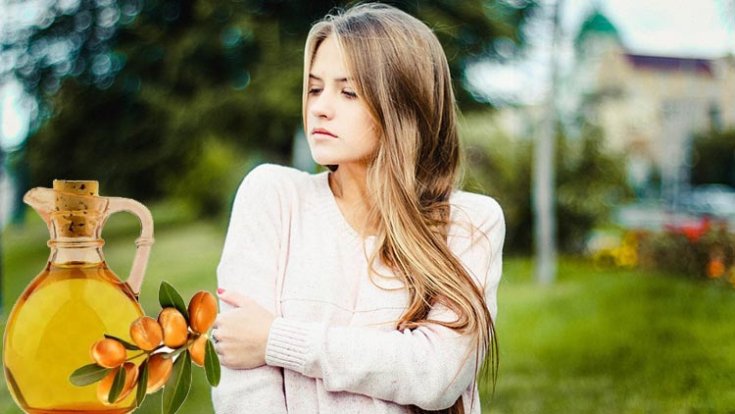 Óleo de argão para cabelo
