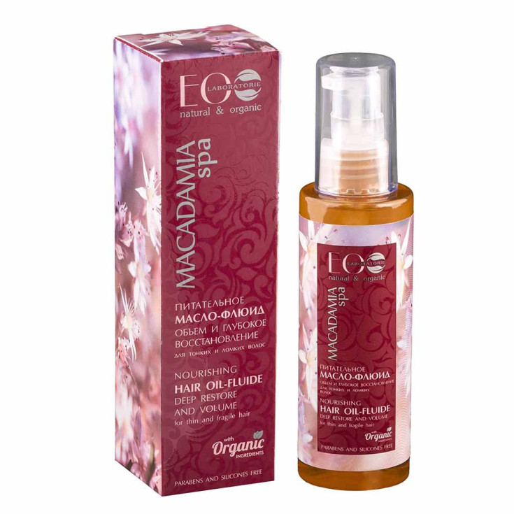 Óleo fluido de cabelo