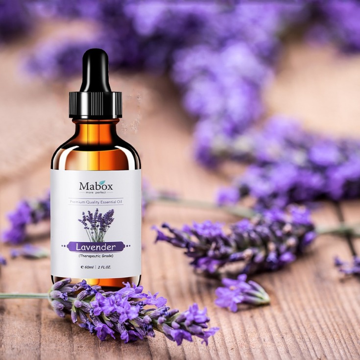 Óleo de lavanda para cabelo