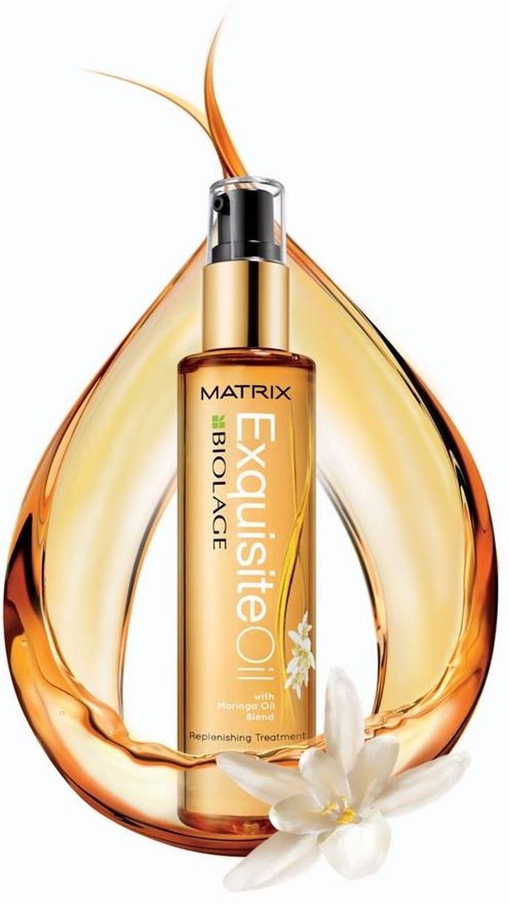 Matriz de óleo de cabelo