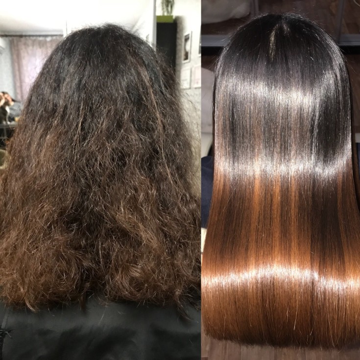 Бразилско изправяне на коса