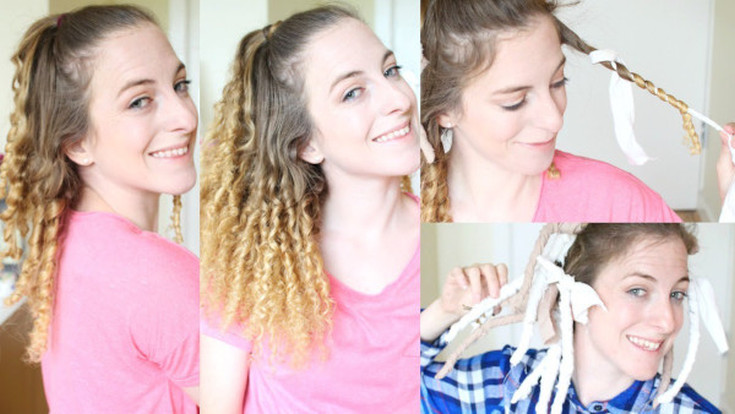 Como enrolar cachos em trapos - guia passo a passo