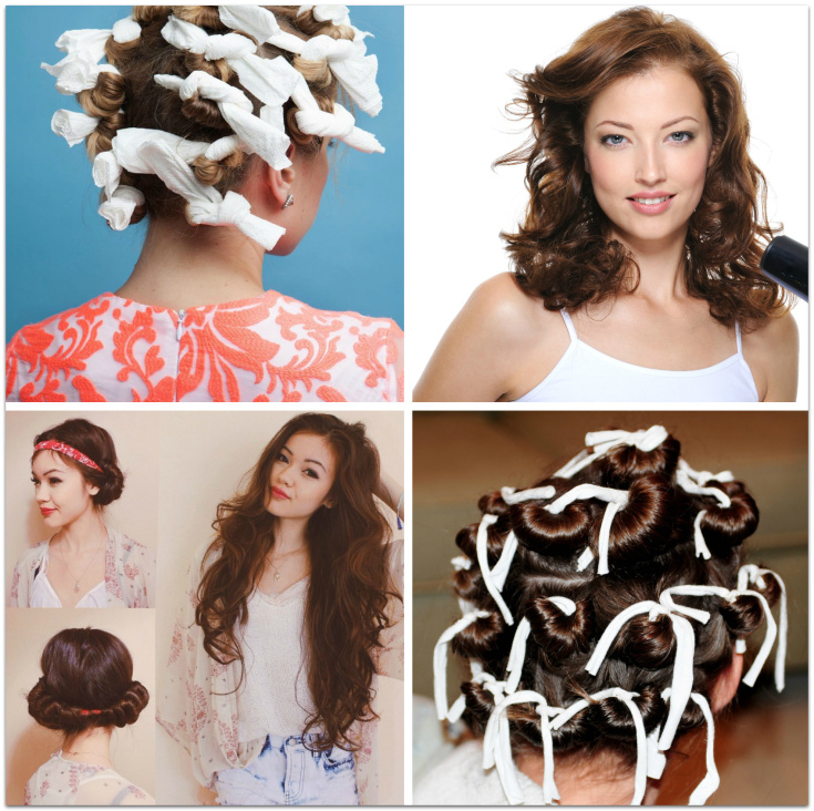 Como enrolar cachos em trapos - guia passo a passo