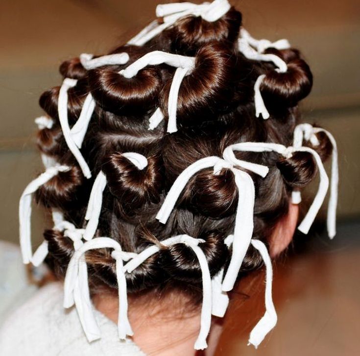 Como enrolar cachos em trapos - guia passo a passo